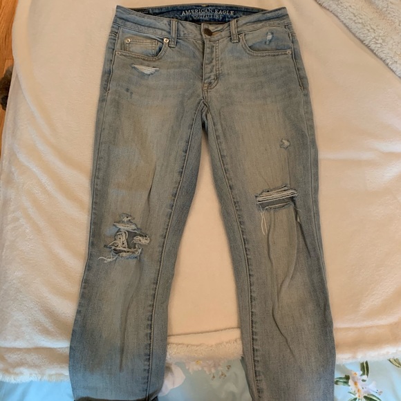 American Eagle Size 00 Boyfriend Ankle Jean - Picture 1 of 4